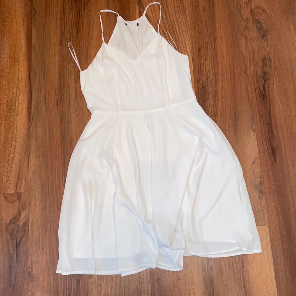 Pure White Mini Dress